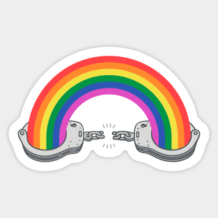 Handcuffs Sticker